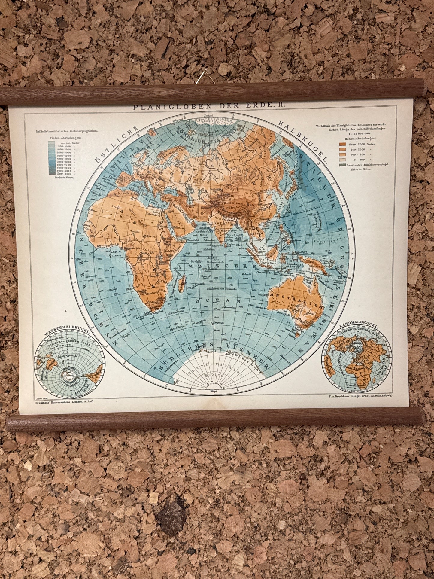 Planigloben der erde II