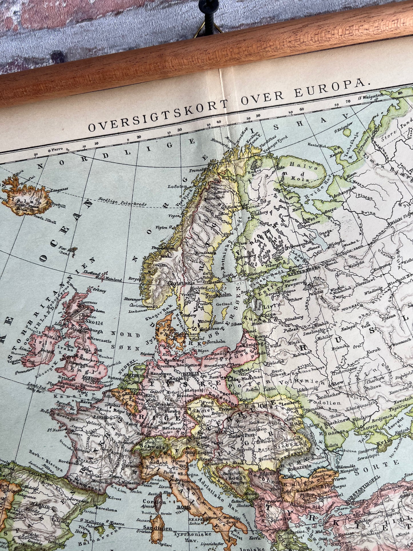 Oversigtskort over Europa
