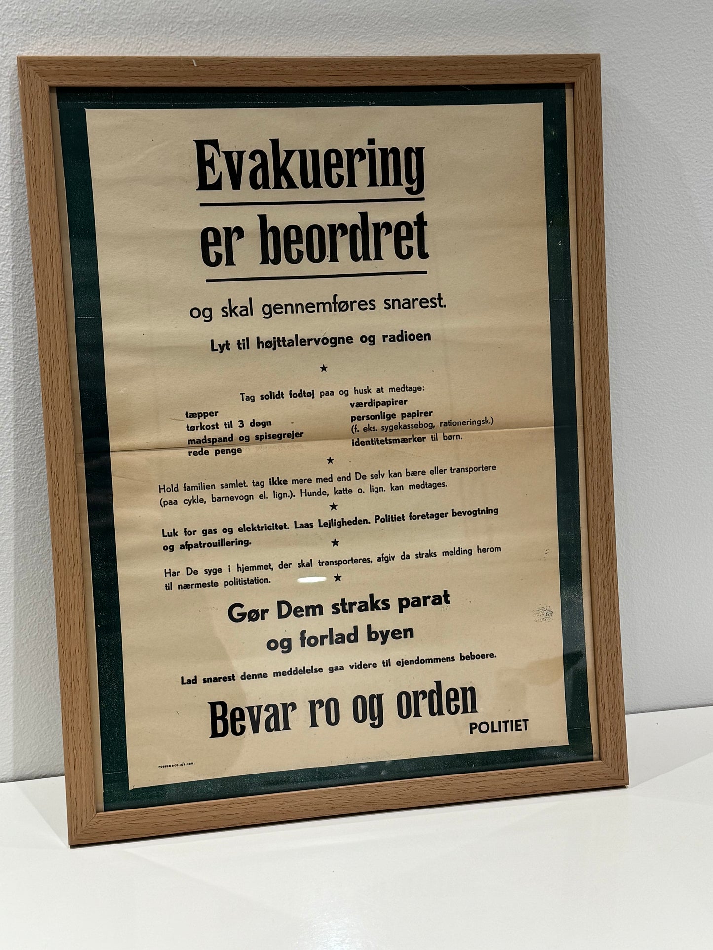 Evakuering er beordret