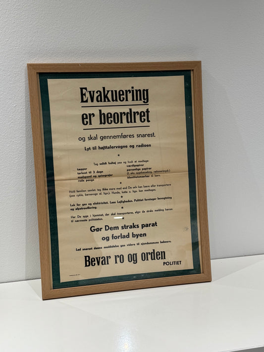 Evakuering er beordret